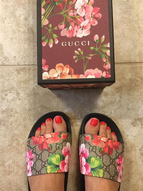 gucci floral slides replica|gucci floral slides dupe.